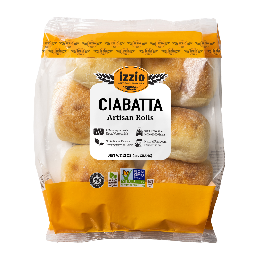 Sourdough Artisan Ciabatta Rolls