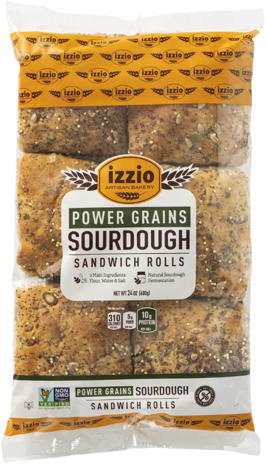 Sourdough Artisan Power Grains Sandwich Rolls