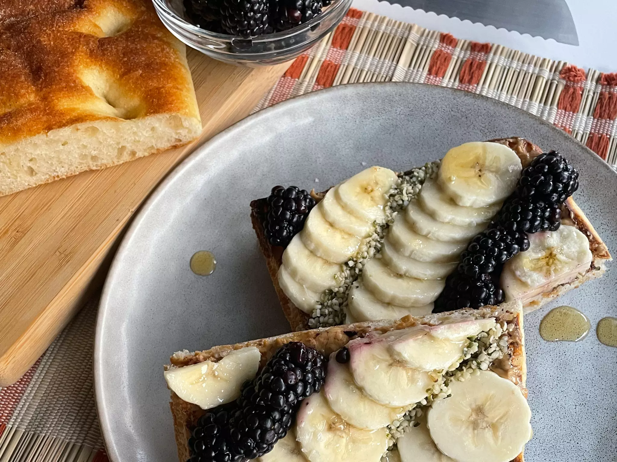 Fruit Maple Cashew Focaccia